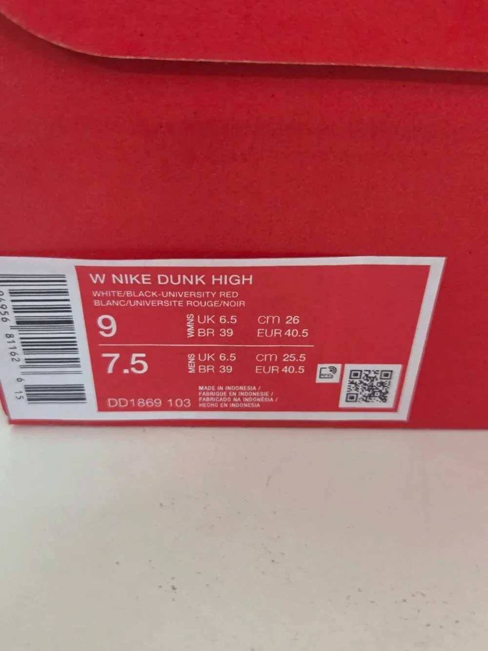 Nike Dunk High Womens 9 Sneakers Black White Panda Shoes Casual 80s Retro - New